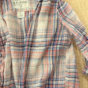 Frank & Eileen “Eileen” Multicolor Plaid linen Shirt